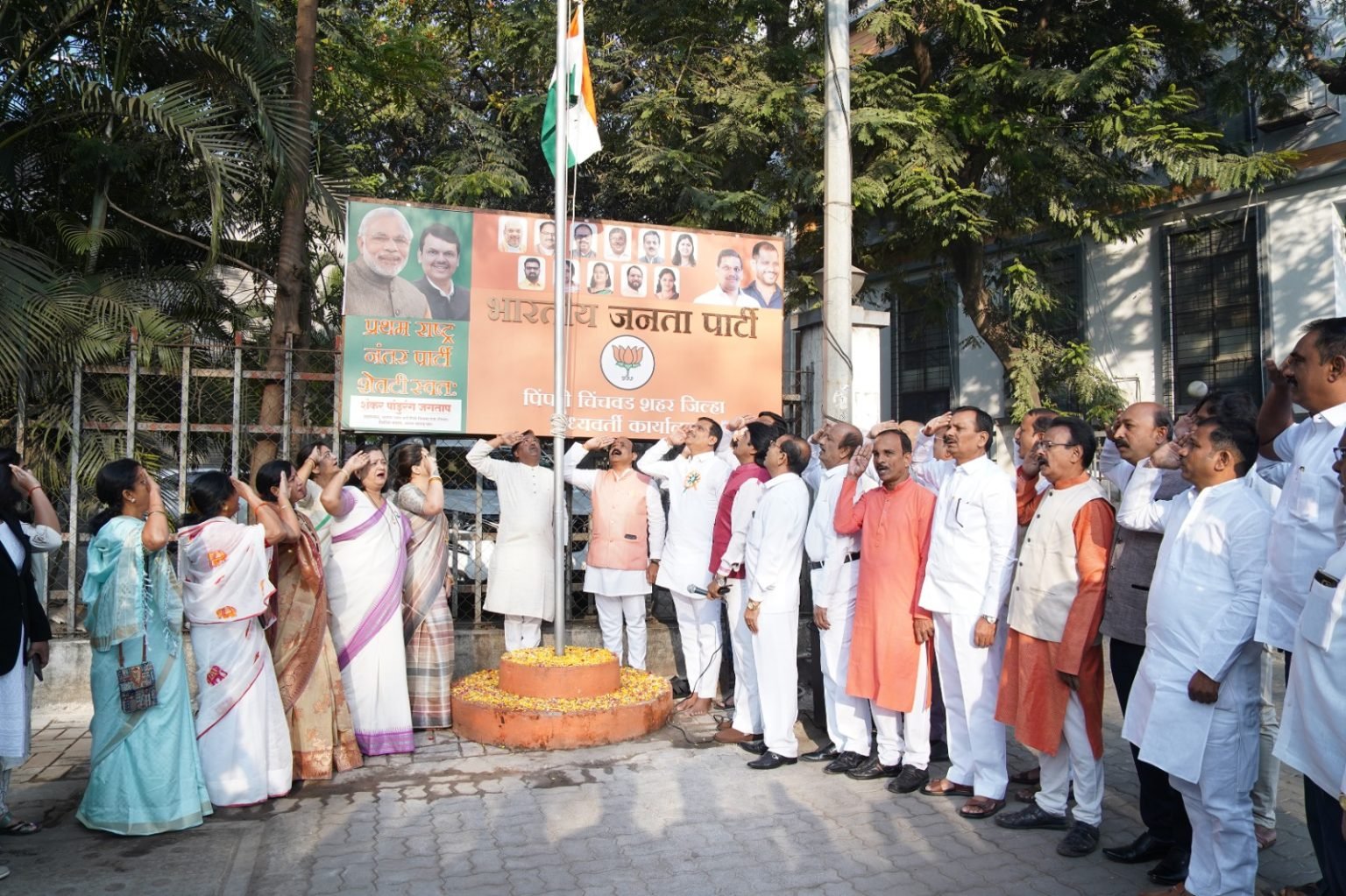 शक्तिशाली व बलवान भारतासाठी प्रत्येकाने योगदान द्यावे – भाजपा जिल्हाध्यक्ष शंकर जगताप