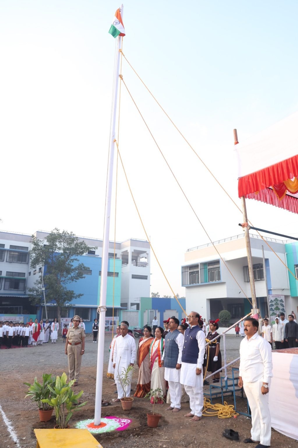 शिक्षण प्रसारक मंडळ निगडी शाळेत प्रजासत्ताक दिन उत्साहात