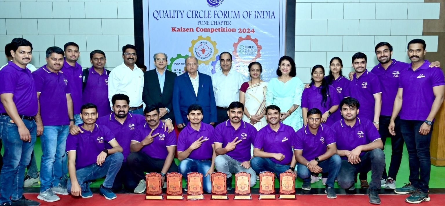 कायझेन स्पर्धेला उद्योग समुहाचा भरघोस प्रतिसाद स्पर्धेत 58 कंपन्यांतील 469 स्पर्धकांचा सहभाग