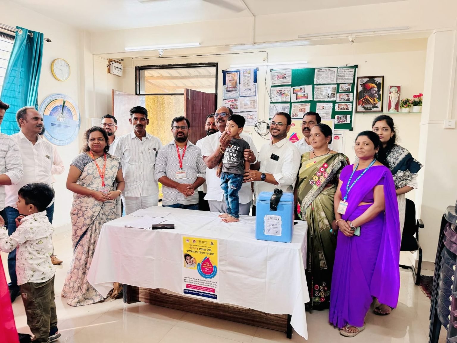 राष्ट्रीय पल्स पोलिओ मोहीमेस उत्साही प्रतिसाद खेड तालुक्यात ५८ हजार ६८ बालकांना पोलिओचे लसीकरण