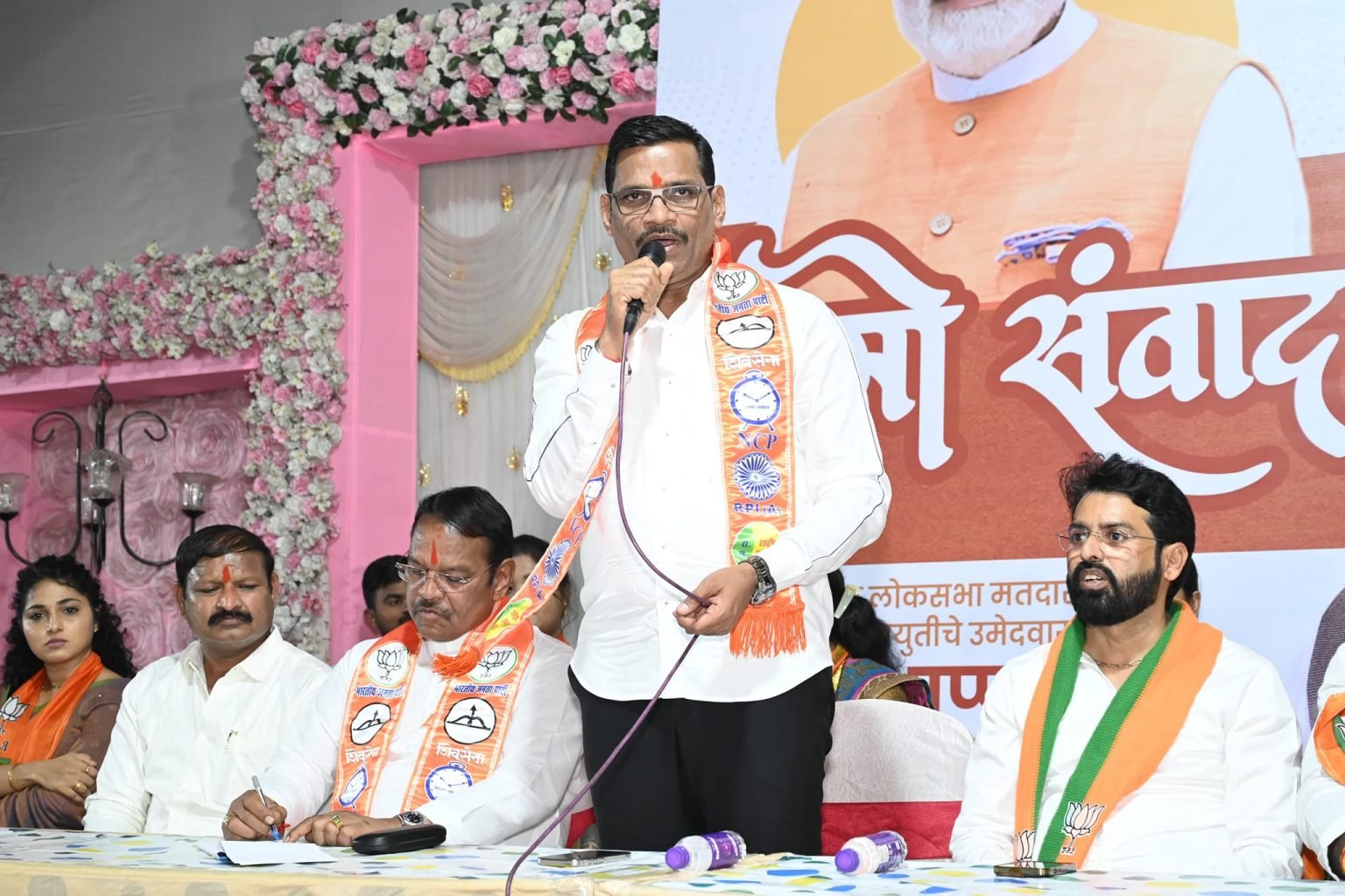 थेरगाव, रहाटणीत नमो संवाद सभेला नागरिकांचा उत्स्फुर्त प्रतिसाद