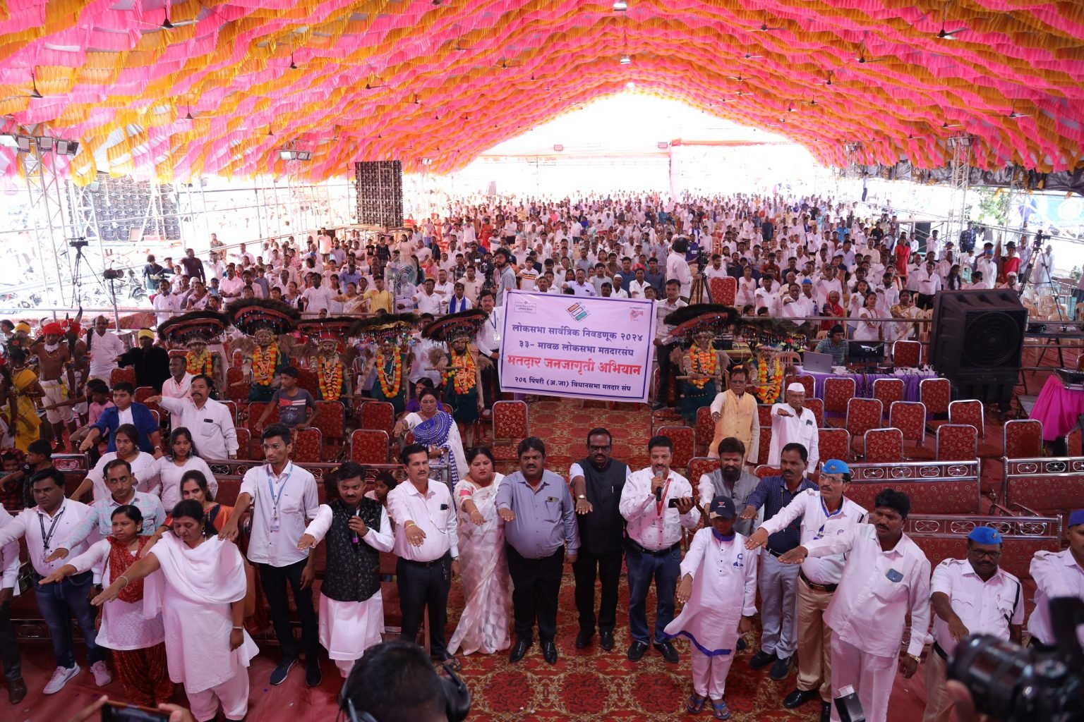 भारतरत्न डाॅ.बाबासाहेब आंबेडकर विचार प्रबोधन पर्वात हजारो नागरिकांनी मतदानाची शपथ घेऊन १०० टक्के मतदानाचा केला निर्धार
