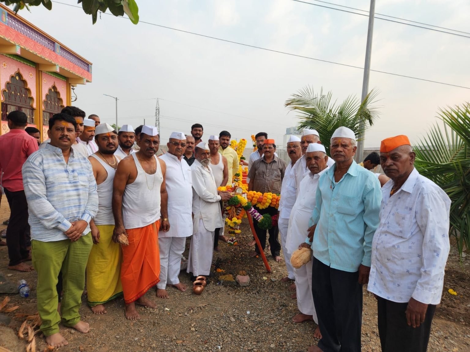 श्री भैरवनाथ महाराज यात्रेचे मानाचा गाडा पूजन भक्तिभावाने
