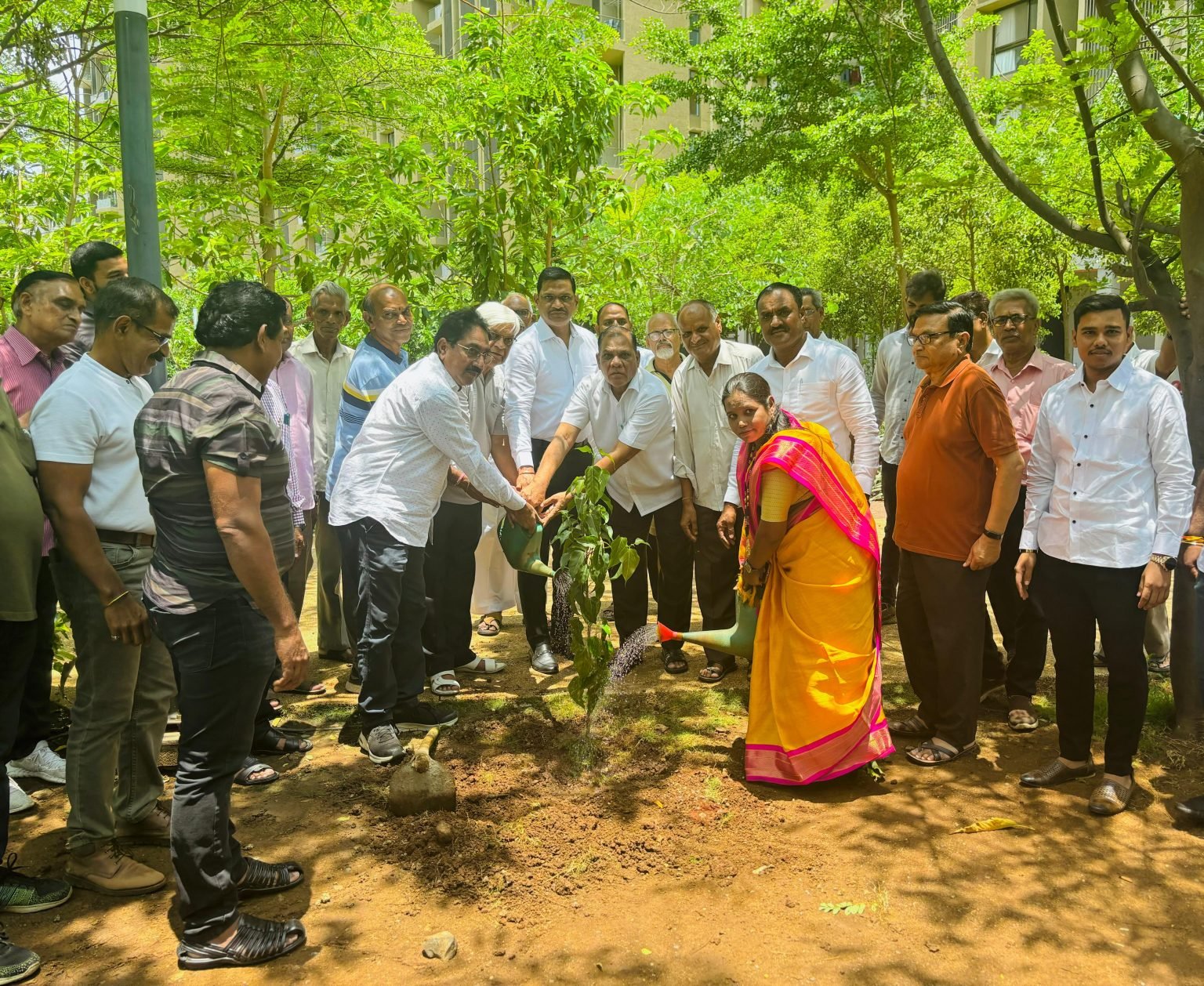 भाजपतर्फे जागतिक पर्यावरण दिनी ७ हजार देशी झाडांचे रोपण