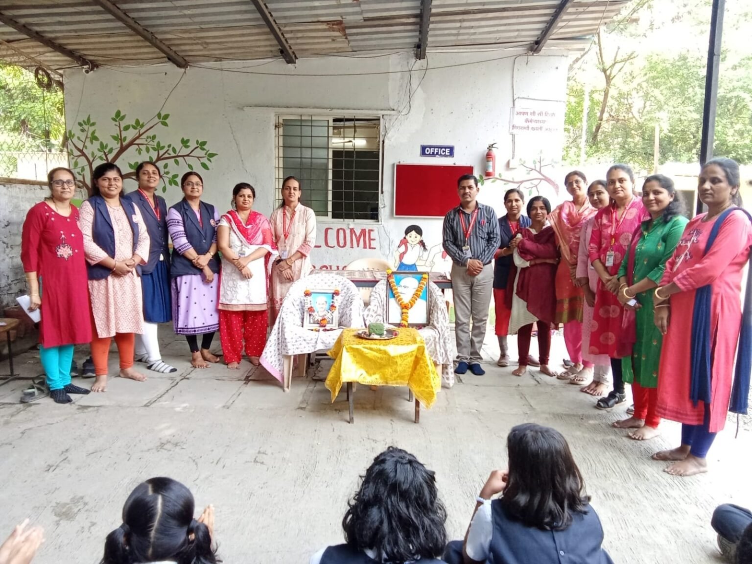 महात्मा गांधी व लाल बहादूर शास्त्री जयंतीनिमित्त न्यू सिटी प्राईड स्कूलमध्ये स्वच्छता मोहीम