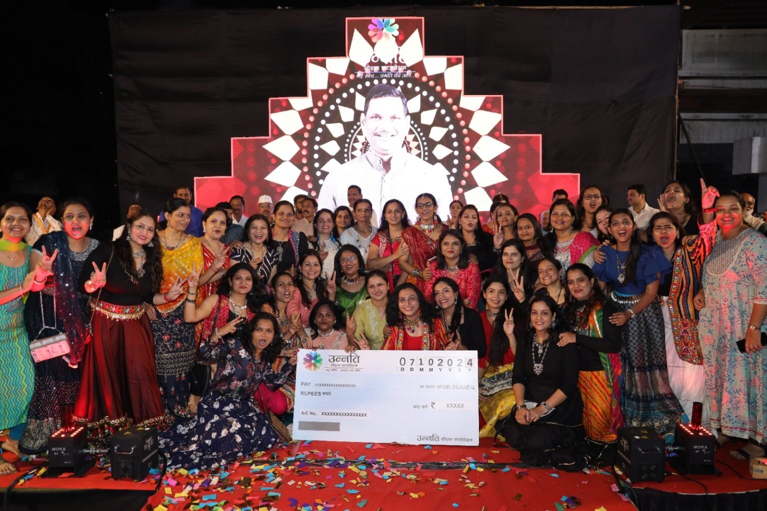 उन्नती सोशल फाउंडेशनच्या ‘दांडिया’ स्पर्धेतून साधला जातोय सामजिक एकोपा – भाजप शहराध्यक्ष शंकर जगताप यांच प्रतिपादन