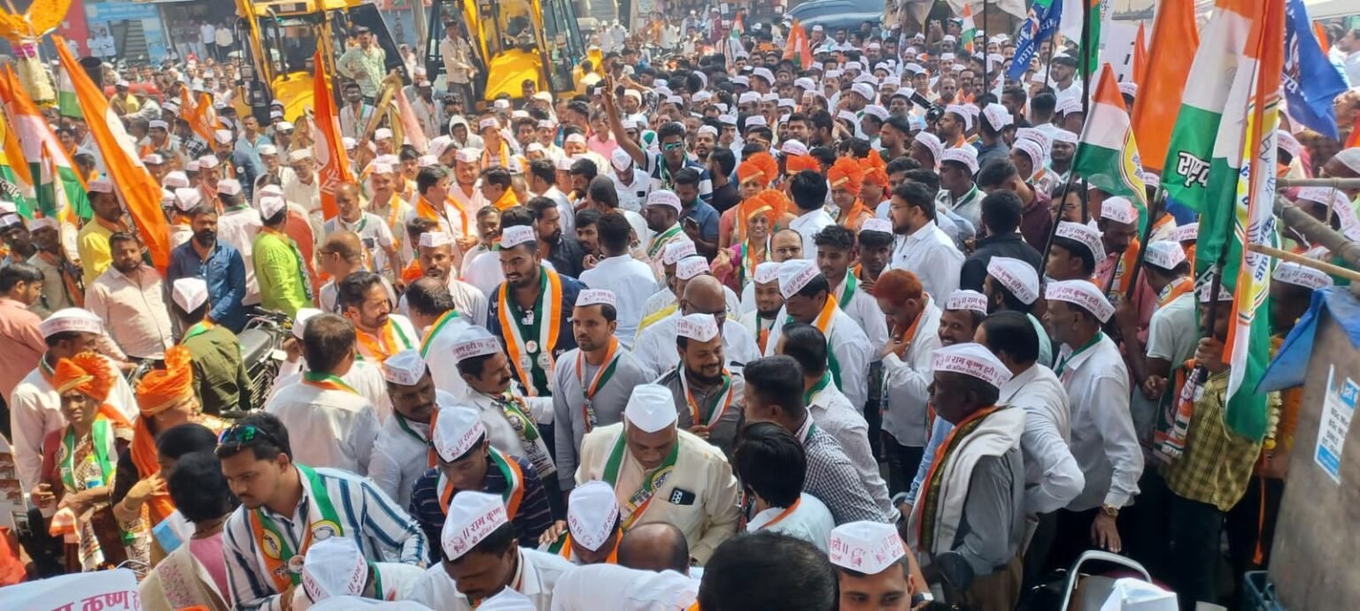 अजित गव्हाणे यांच्यासोबत विजयाचा संकल्प घेऊन हजारो नागरिकांची पदयात्रा!