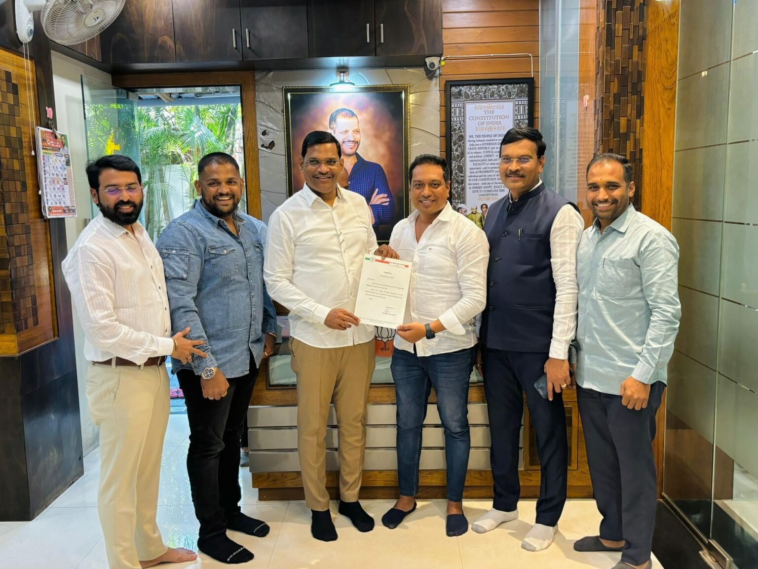 भारतीय जनता युवा मोर्चा पिंपरी चिंचवड शहर कार्याध्यक्ष पदी दिपक नागरगोजे यांची नियुक्ती