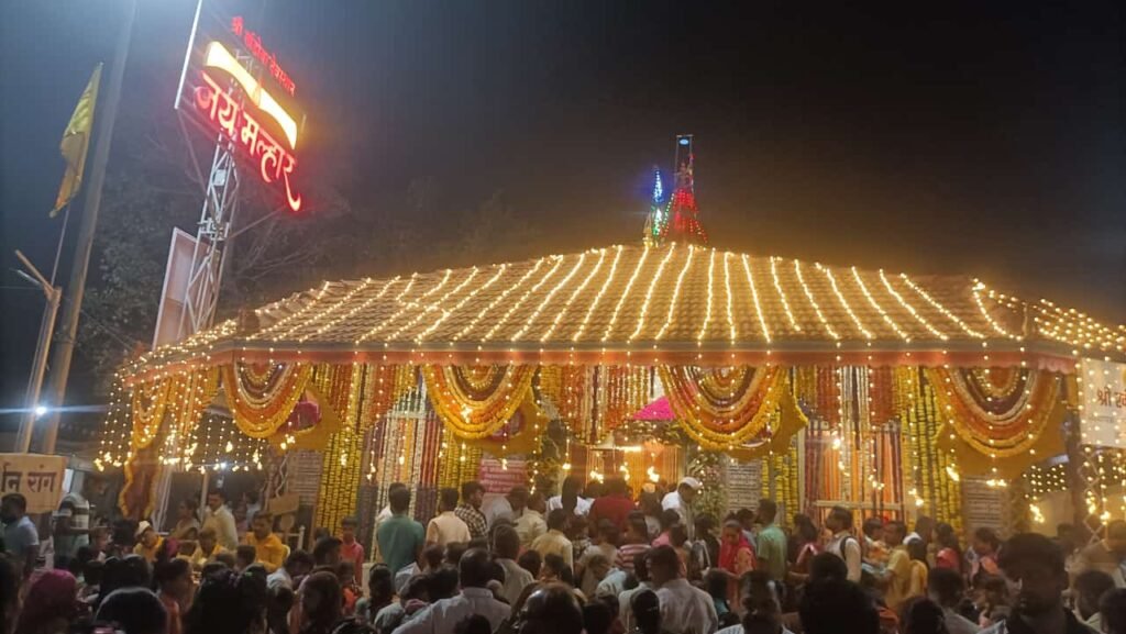 मेदनकरवाडीत श्री खंडोबा महाराजांचा उत्सव उत्साहात