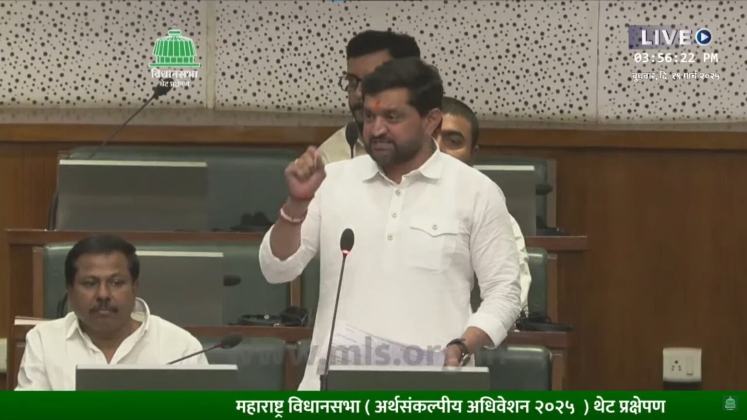 आमदार सुनील शेळके यांचे विधानसभेत घणाघाती भाषण, विविध मागण्यांसाठी सरकारला निर्वाणीचा इशारा