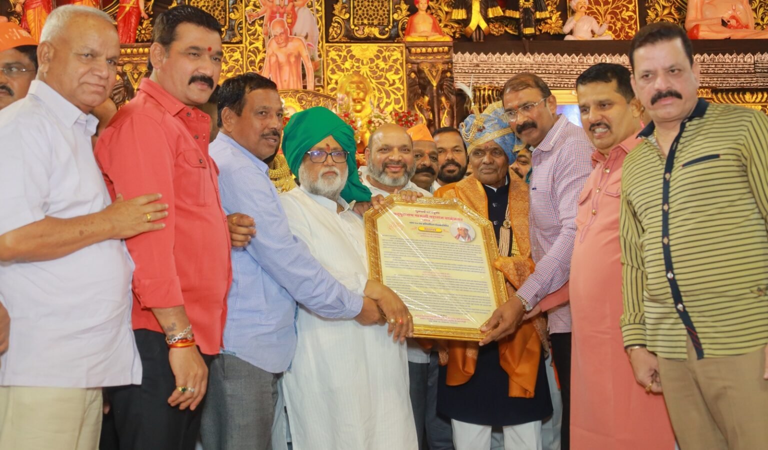 पिंपरीत गुरुवर्य सद्गुरुनाथ “माऊली महाराज वाळुंजकर” यांचा १०० वा अभिष्टचिंतन सोहळा संपन्न
