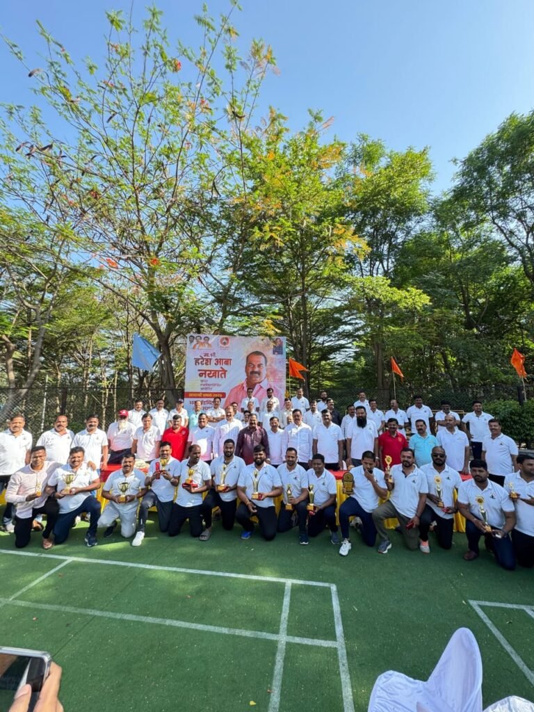 शिवसेना उबाटा गटाचे चिंचवड विधानसभा प्रमुख हरेश आबा नखाते यांच्या वाढदिवसा निमित्त आबा श्री चषक बॅडमिंटन लीग स्पर्धा उत्साहात