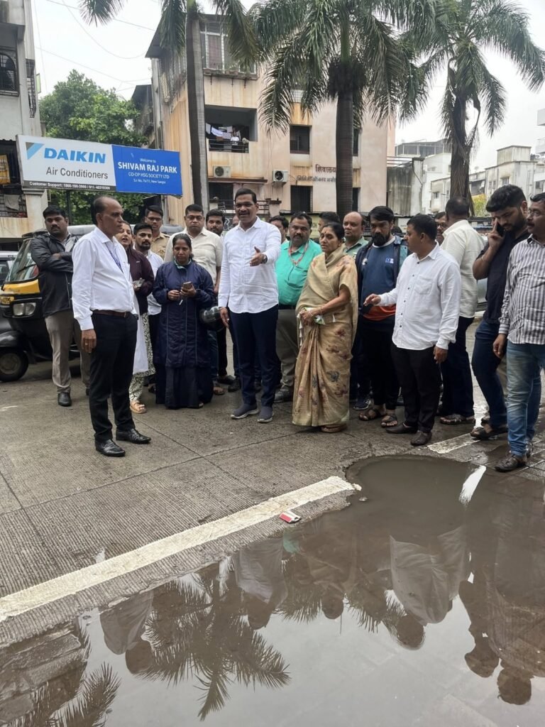 जुन्या व नव्या सांगवीत आमदार शंकर जगताप यांच्या नेतृत्वाखाली पावसामुळे झालेल्या नुकसानीचा आढावा; तातडीच्या उपाययोजनांचे स्पष्ट निर्देश