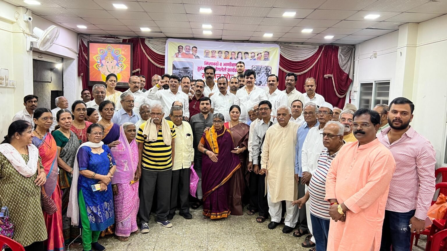 आणीबाणीतील लढवय्यांचा पिंपरी-चिंचवडमध्ये गौरव;भाजपा शहराध्यक्ष शत्रुघ्न काटे यांच्या नेतृत्वात लोकशाहीच्या संरक्षणाचा संकल्प