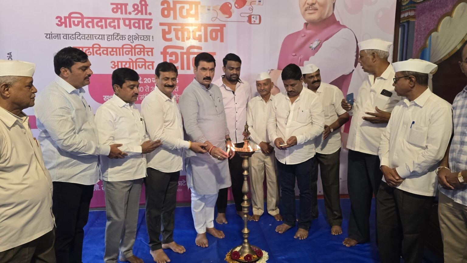 उपमुख्यमंत्री अजित पवार यांच्या वाढदिवसानिमित्त चिंचवड विधानसभा मतदार संघात रक्तदान शिबीर संपन्न – नाना काटे सोशल फाउंडेशनचा सामाजिक उपक्रम