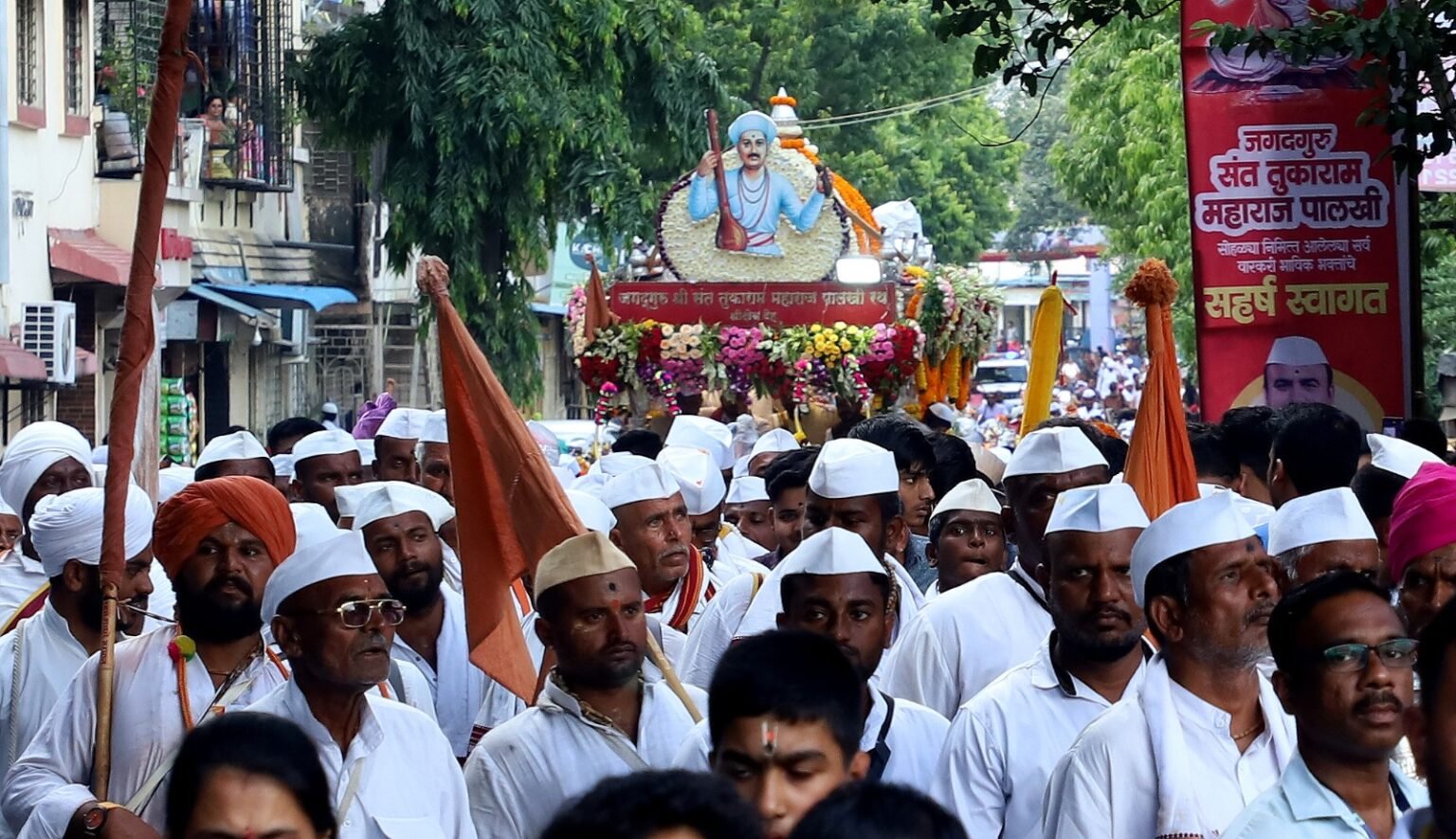 जगद्गुरु संत श्री तुकाराम महाराज पालखी (परतीचा प्रवास) सोहळ्याचे पिंपरी चिंचवड शहरात महापालिकेच्या वतीने स्वागत