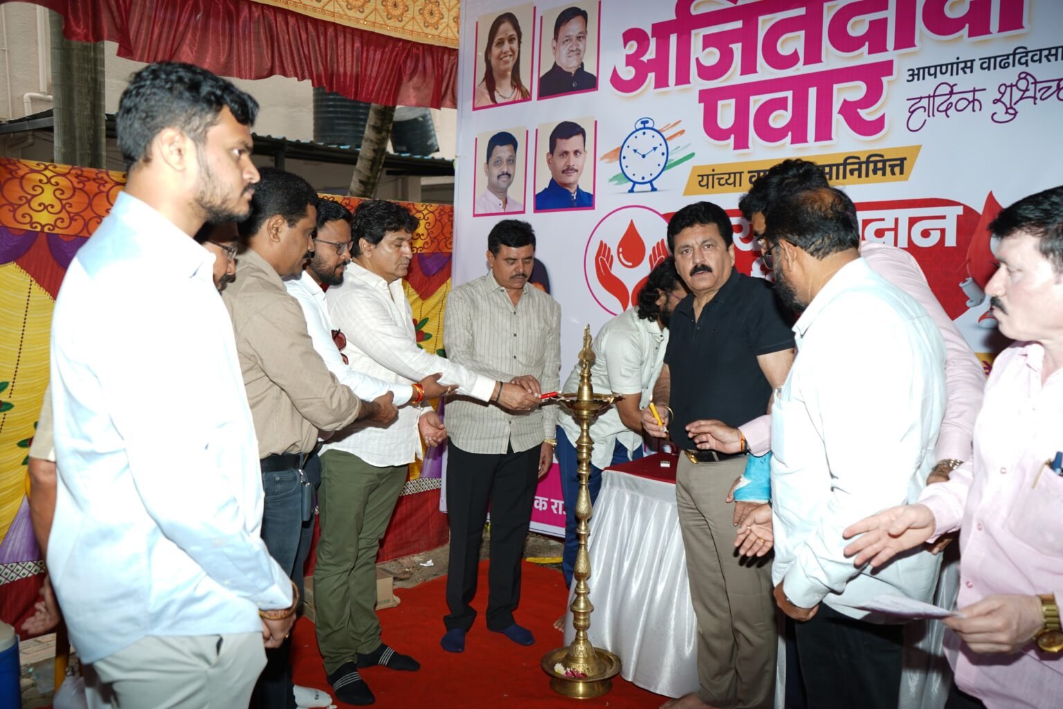 राजेंद्र जगताप यांच्यावतीने आयोजित रक्तदान शिबिराला उत्स्फूर्त प्रतिसाद; ३५७ रक्तदात्यांनी केले रक्तदान