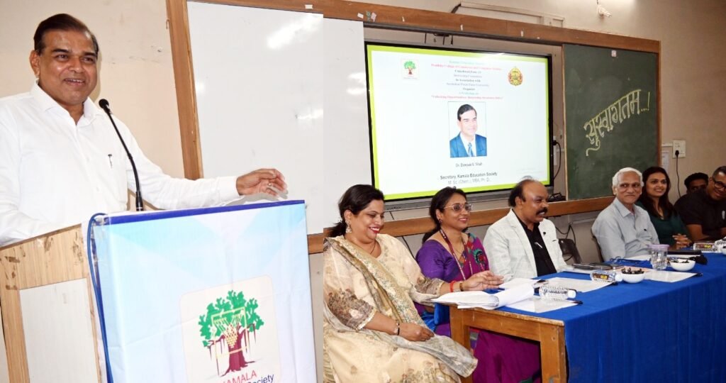 विद्यार्थ्यांनी प्रशिक्षणातून अनुभव आत्मसात करावा – डॉ.दीपक शाह