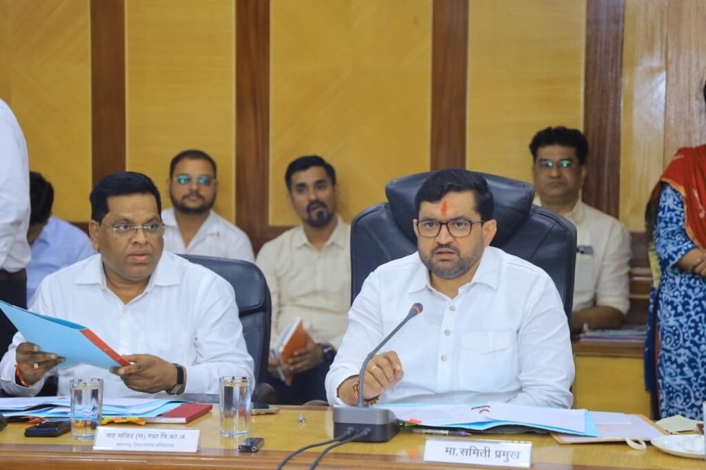 आमदार सुनील शेळके यांच्या अध्यक्षतेखाली रोजगार हमी योजना समितीची बैठक