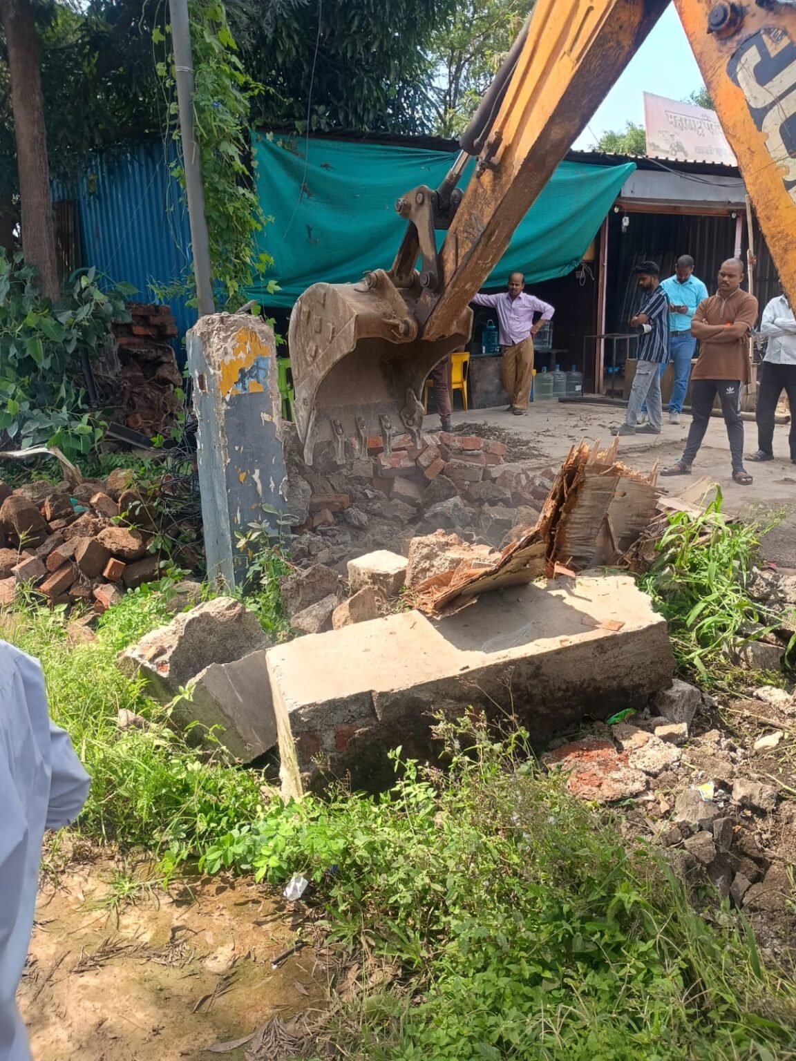 चाकणमधील अतिक्रमणावर ठोस कारवाई