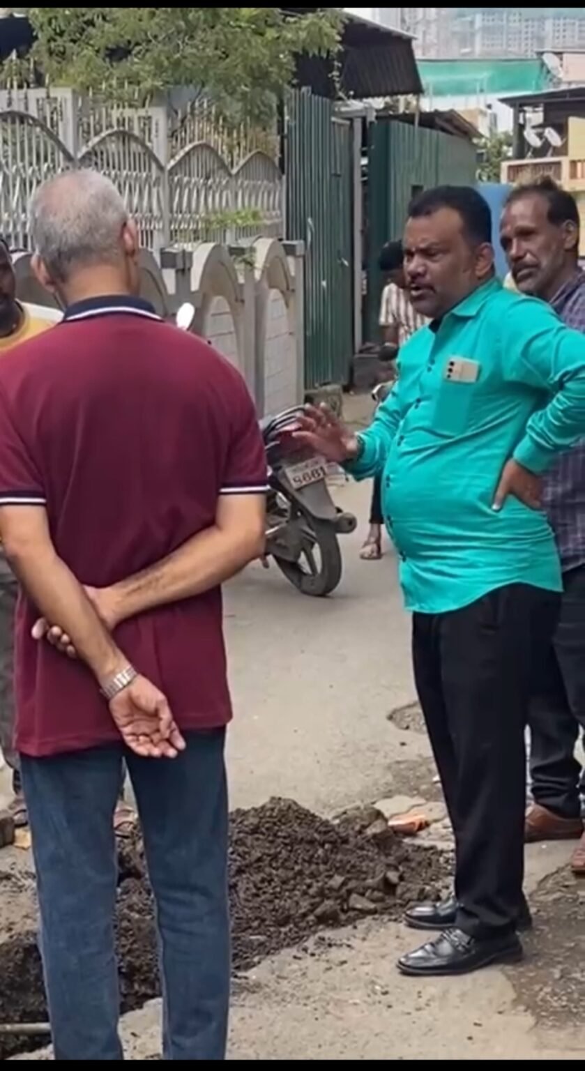 काळेवाडी विजयनगर शांती कॉलनीत पाईपलाईन लिकेजवर तत्काळ कारवाई — विजय सुतार यांची कार्यतत्परता दाखवली झलक