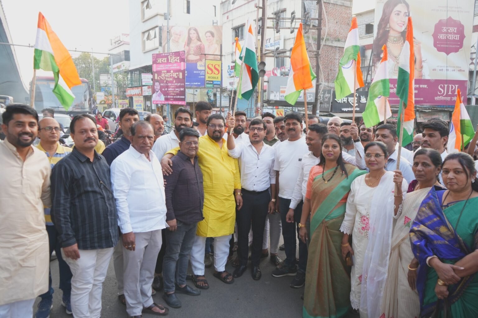 भोसरीत ‘‘UNITY MARCH’’ : विद्यार्थी-नागरिकांचा उत्स्फूर्त प्रतिसाद!