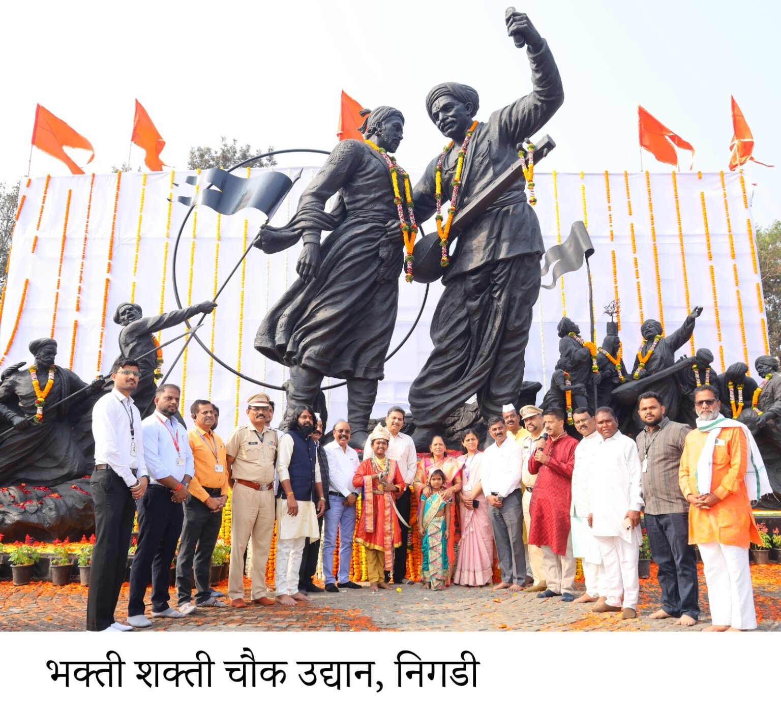 पिंपरी चिंचवड महानगरपालिकेच्या वतीने छत्रपती शिवाजी महाराज यांची जयंती उत्साहात साजरी