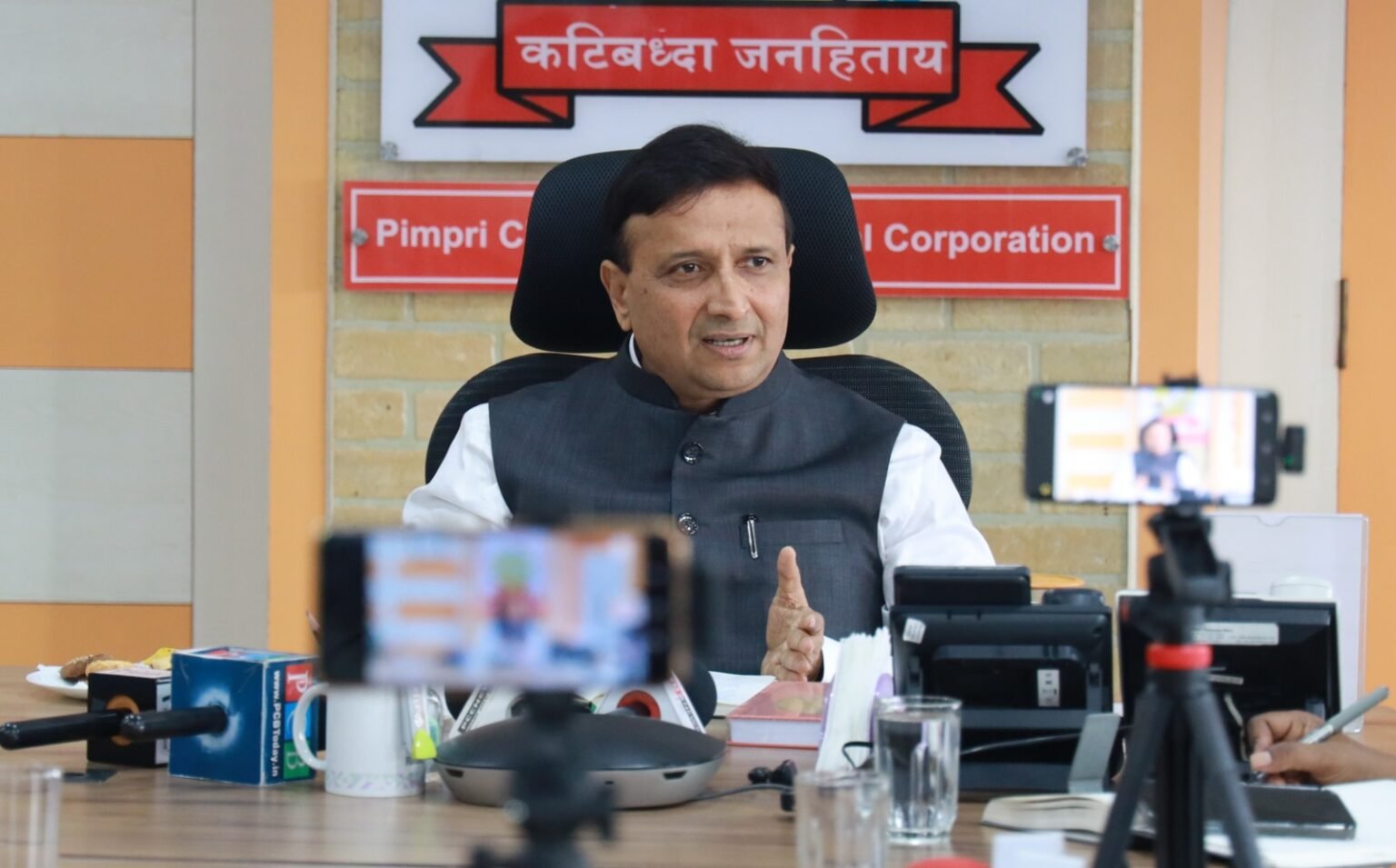लोकसंख्यावाढ लक्षात घेऊन पुढील २५ वर्षांचे पाणी नियोजन करणार – आयुक्त डॉ. विजय सूर्यवंशी