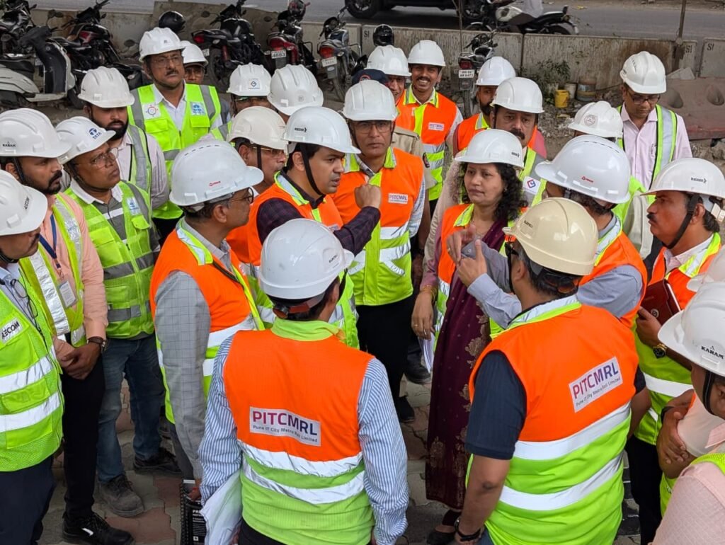 माण-हिंजवडी ते शिवाजीनगर मेट्रो कामाचा पीएमआरडीए महानगर आयुक्तांकडून ‘ऑन ग्राउंड’ आढावा!