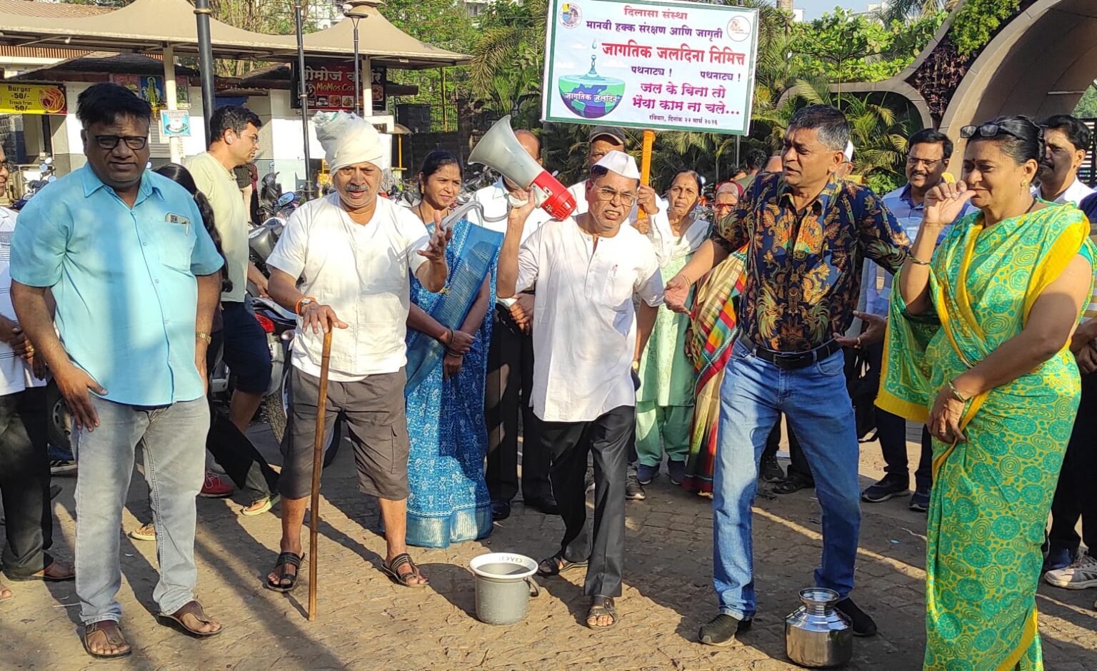 पिंपळे गुरवला जागतिक जलदिना निमित्त पथनाट्यातून जनजागृती