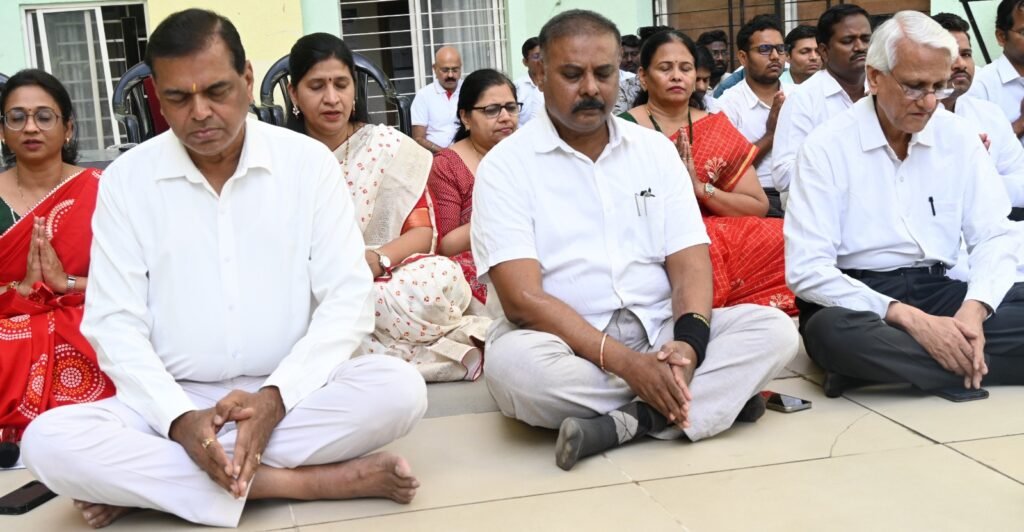 विश्वशांतीसाठी प्रतिभा ग्रुप ऑफ इन्स्टिट्यूटमध्ये सामुदायिक नवकार महामंत्र पठणाचा कार्यक्रम उत्साहात