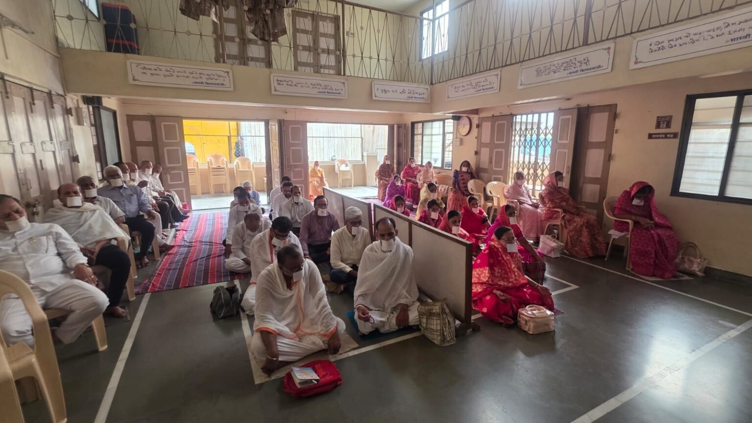उपप्रवर्तिनी संथारा साधिका प. पू. प्रियदर्शनाजी यांच्या प्रथम पुण्यस्मरणदिनानिमित्त प्रार्थना आणि नवकार जाप संपन्न