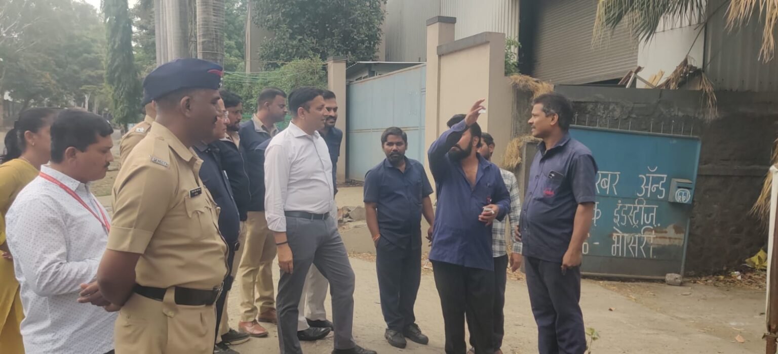 आयुक्त डॉ. विजय सूर्यवंशी यांची नाले व नदीपात्रांची पाहणी