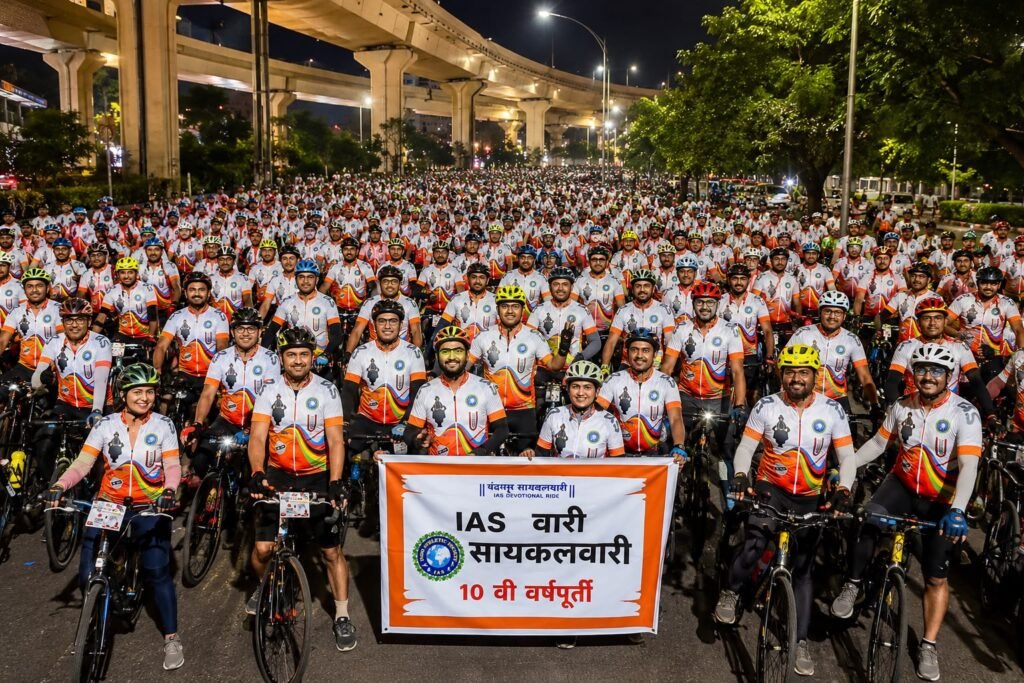 इंडो अथलेटिक्स सोसायटीची १० वी पुणे–पंढरपूर सायकल वारी उत्साहात संपन्न