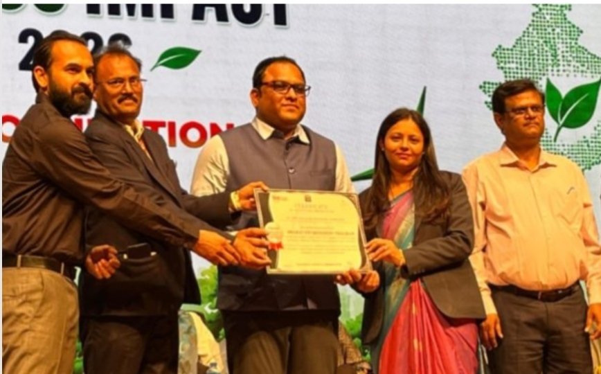 आकुर्डी येथील डी. वाय. पाटील अभियांत्रिकी महाविद्यालयाला ‘प्लॅटिनम सस्टेनेबल कॅम्पस पार्टनर’ सन्मान