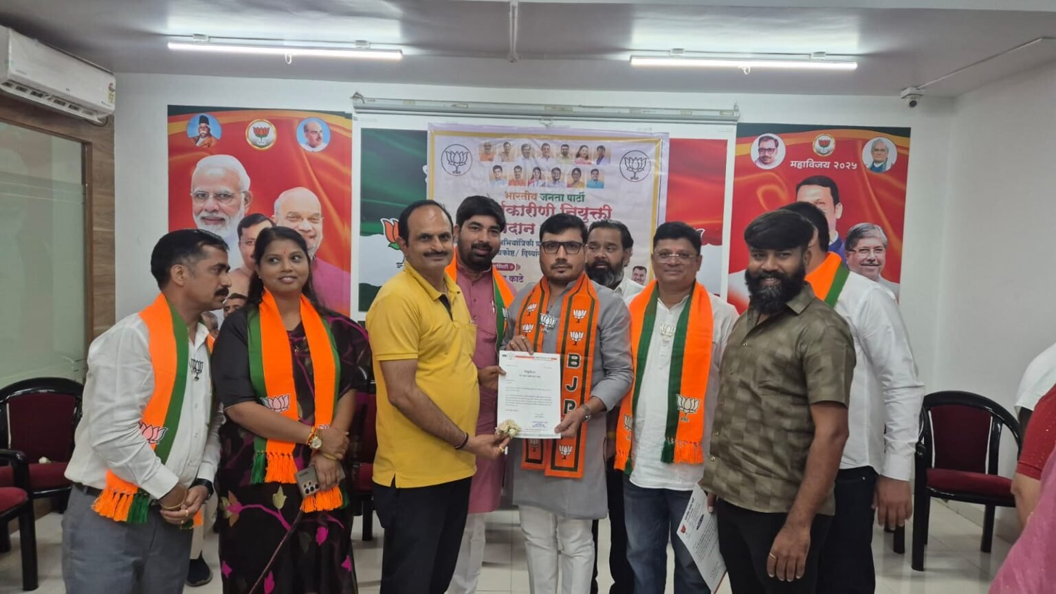 भाजप पिंपरी चिंचवड उत्तर भारतीय प्रकोष्ठ अध्यक्षपदी संतोष मुनि ओझा यांची नियुक्ती