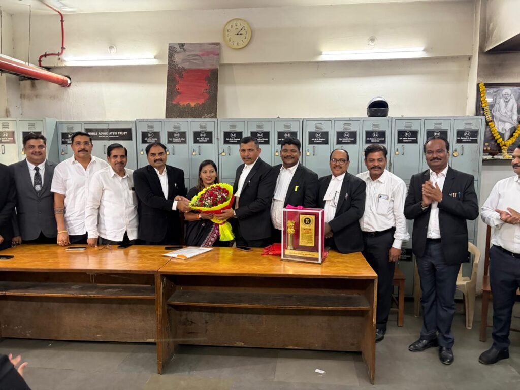 पिंपरी – चिंचवड बार असोसिएशनच्या वतीने सरकारी वकील ॲड. साधना बोरकर यांचा निरोप समारंभ संपन्न