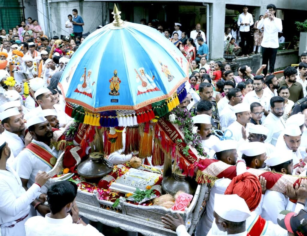 जगद्गुरु संत श्री तुकाराम महाराज पालखी (परतीचा प्रवास) सोहळ्याचे पिंपरी चिंचवड शहरात महापालिकेच्या वतीने स्वागत