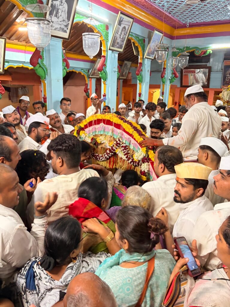 माऊलींच्या पालखी सोहळ्याचे आळंदीत हरिनाम गजरात आगमन स्वागत