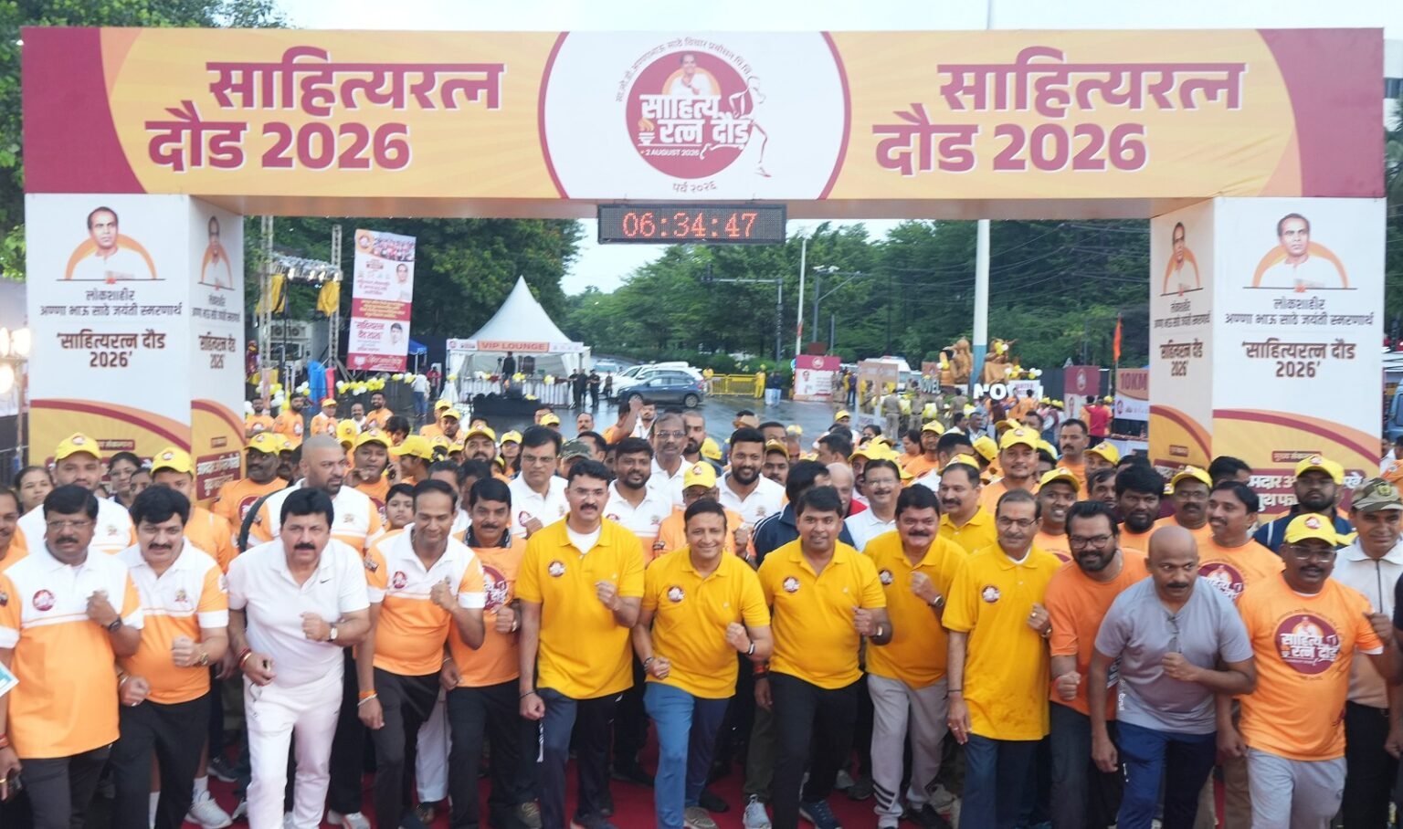 महाराष्ट्रात पहिल्यांदाच ‘साहित्यरत्न’ नावाने झालेल्या ‘साहित्यरत्न दौड २०२६ मध्ये’ हजारो युवा एकत्र धावले, नागरिक- पिंपरी चिंचवडकरांचा उत्स्फूर्त प्रतिसाद