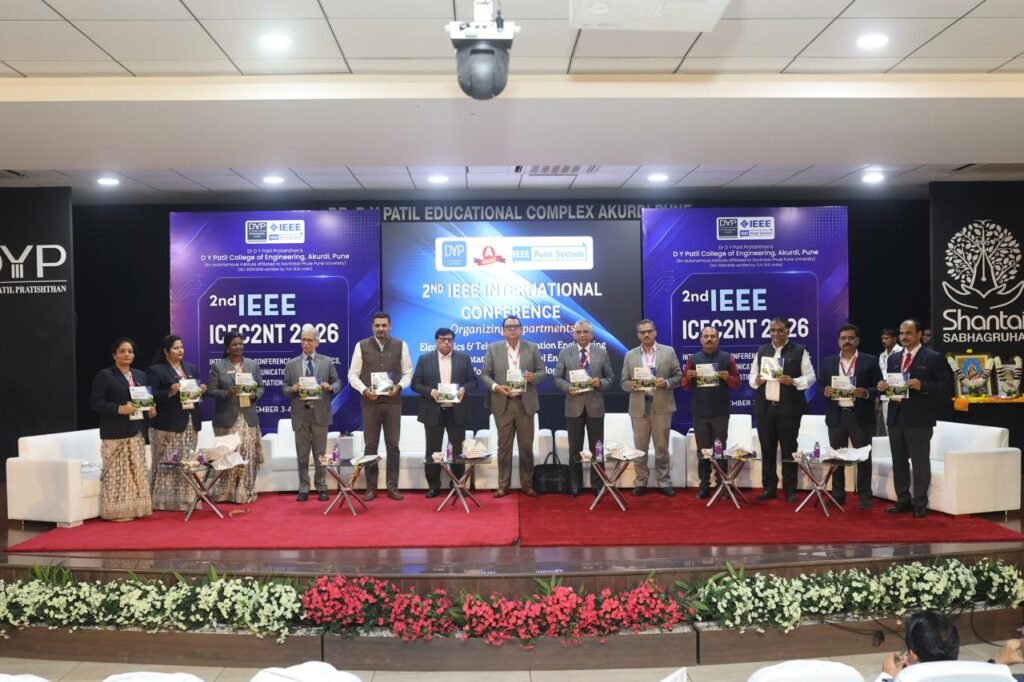डी. वाय. पाटील अभियांत्रिकी महाविद्यालयात ICEC2NT-२०२६ आंतरराष्ट्रीय परिषद उत्साहात संपन्न