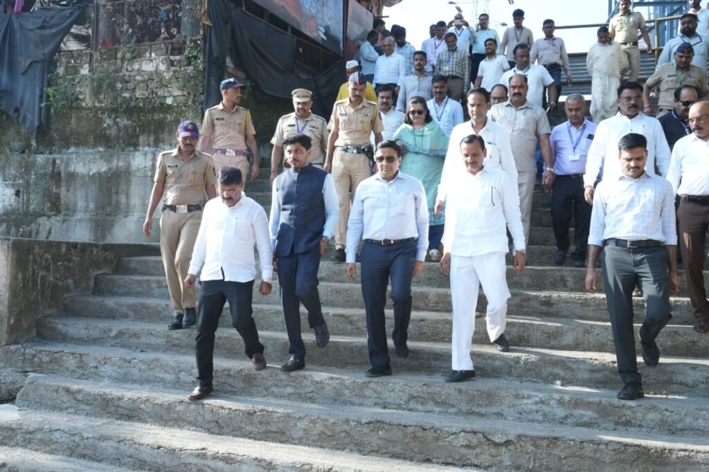 विसर्जन घाटांवर सुरक्षा व सुविधांची महापौर रवि लांडगे यांच्याकडून पाहणी