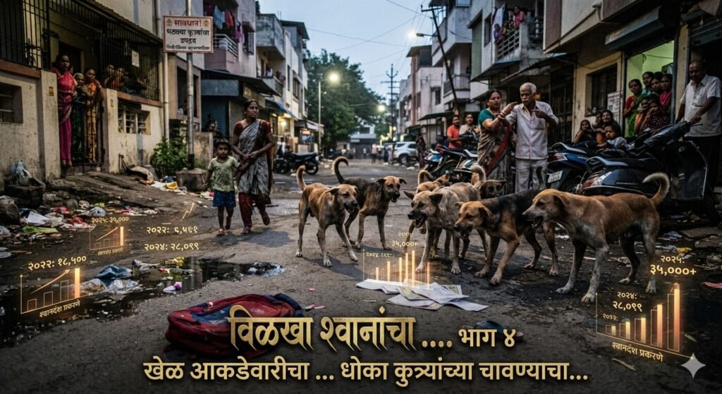 विळखा श्वानांचा …. भाग ४ खेळ आकडेवारीचा … धोका कुत्र्यांच्या चावण्याचा